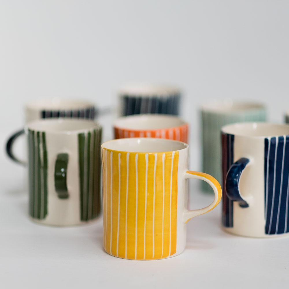 Musango Demi Mugs - Sgraffito